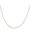 10K .5mm Baby Box Chain W/ Spring Ring Clasp