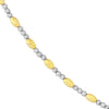 D/c Yellow/White Bead Necklace