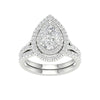 14K 2.25Ct  Lab Grown Diamond Bridal Ring