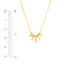 Mini Bar Drop and Bead Station Necklace