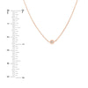 Bezel Set Diamond Adjustable Choker