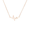 Heartbeat Necklace in Plated Sterling Silver