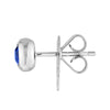 4mm Round Blue Sapphire Stud Earrings