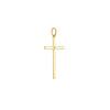 Cross Pendant with 1pt Diamond