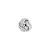 Small Twist-Edged Love Knot Earrings