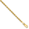 10K 2.75mm Diamond-Cut Rope Chain