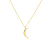 Crescent Moon Pendant Necklace