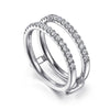 14K White Gold Diamond Ring Enhancer
