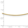 14K 1MM Round Detachable clasp Omega Necklace