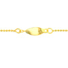 Mini Bead and Twist Adjustable Anklet
