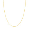 1.75mm Solid Round Box Chain with Lobster Lock