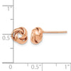 14K Rose Gold Polished Post Earrings