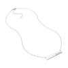 Dream Bar Necklace in Plated Sterling Silver