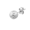 Sterling Silver 7mm Diamond-Cut Ball Stud Earrings