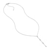 Mini Bars and Diamond Bezels Lariat Necklace