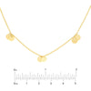 Double Disc Dangle Adjustable Necklace