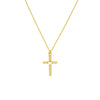 Twist Cross Heart Center Necklace