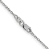 14K White Gold 1.5mm D/C Cable Chain