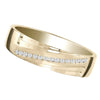 14K 0.10Ct Diamond Men&amp;Apos;S Band