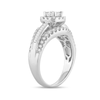 14K WG 1.00CT Diamond Bridal Ring