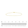 Faceted Bead Saturn Chain