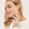 Puffy Heart Stud Earrings on Post Back