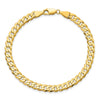 14K 5.75mm Flat Beveled Curb Chain