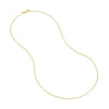 1.35mm Yellow/White Dorica Chain with Lobster Lock