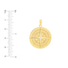 1/20tcw Diamond Compass Pendant