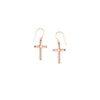 Cross Dangle Earrings on Fish Hook