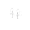 Cross Dangle Earrings on Fish Hook