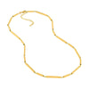 Alternating Long and Short Bar Station Adjustable Chain