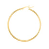 2 X 40mm DC Florentine Hoop Earrings