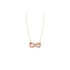 Infinity Adj. Necklace with 1/15tcw Diamond