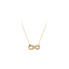 Infinity Adj. Necklace with 1/15tcw Diamond