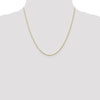 10K 1.5mm Diamond-Cut Lightweight Rope Chain