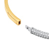 1-7/8tcw Diamond Half Pave Bangle