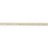 Plated Sterling Silver Triple CZ Row Bracelet