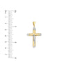 Round Tube Cross w/Crucifix and Slant DC Ends