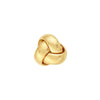 Polished Love Knot Stud Earrings