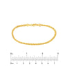 Hollow Flat Wheat Chain Bracelet