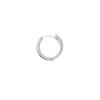 Square Tube Round Hoop Earrings
