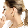 6mm x 40mm Tube Hoop Earrings