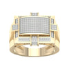 10K 0.50Ct Diamond Mens Ring
