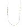 Saturn Chain Bezel Long Necklace