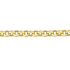 5.2mm Hollow Rolo Chain with Pear Lobster Lock