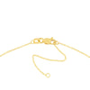 Open Heart with Diamond Adjustable Necklace