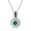 14K 0.35Ct Diamond Pendant
