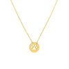 So You Cutout Paw Mini Disc Adj Necklace