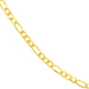 4.90mm Hollow Cuban Figaro Chain